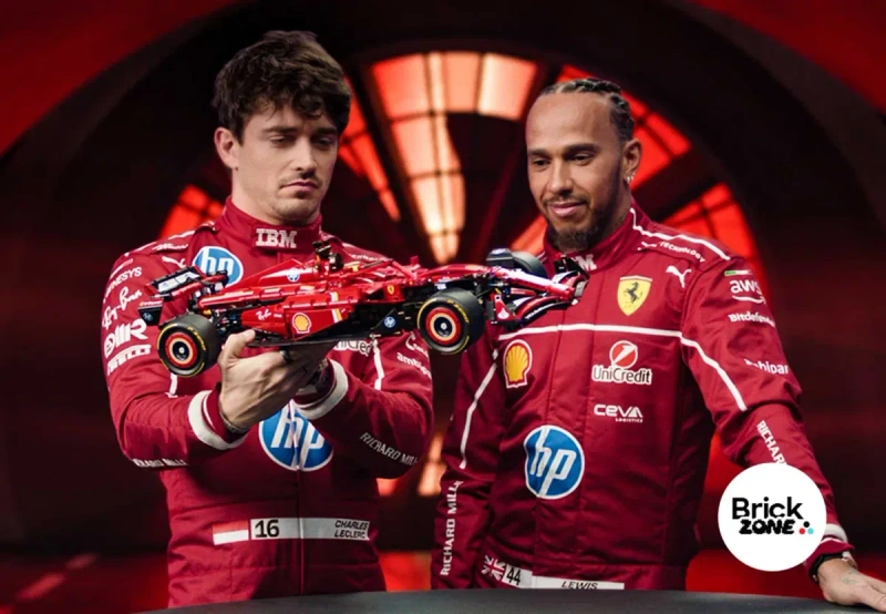 ‼️1361 деталь‼️Конструктор Ferrari F1 SF-24 Car (42207) Болід Формули 1 — фото 2