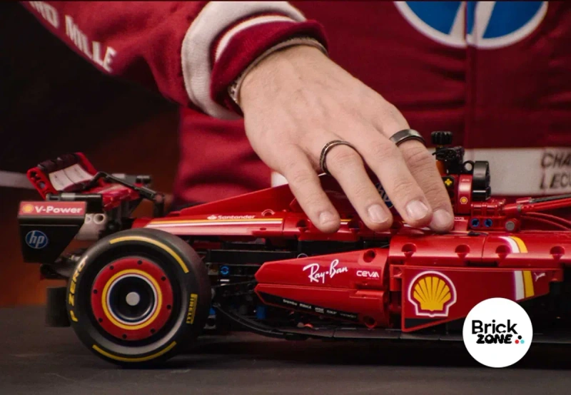 ‼️1361 деталь‼️Конструктор Ferrari F1 SF-24 Car (42207) Болід Формули 1 — фото 3