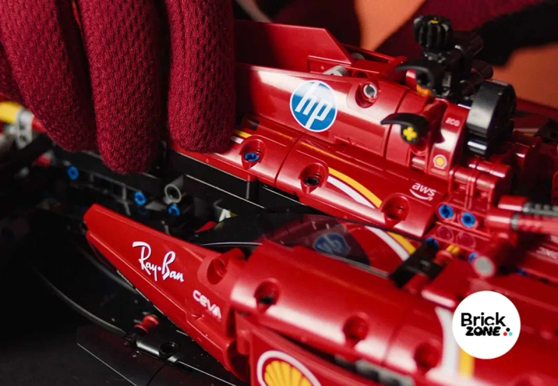 ‼️1361 деталь‼️Конструктор Ferrari F1 SF-24 Car (42207) Болід Формули 1 — фото 5