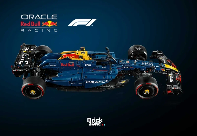‼️1639 деталей‼️Конструктор F1 Red Bull Racing RB20 (42206) 2 В 1 — фото 3