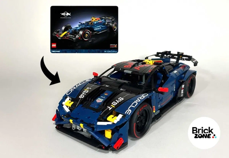 ‼️1639 деталей‼️Конструктор F1 Red Bull Racing RB20 (42206) 2 В 1 — фото 8
