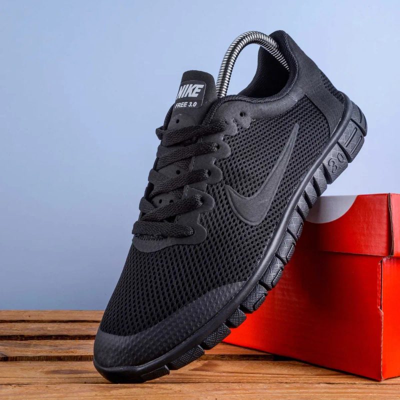 (1827) Акція! Легкі Кросівки Nike Free 3.0 чорні (37,38,39,45,46) найк найки — фото 4