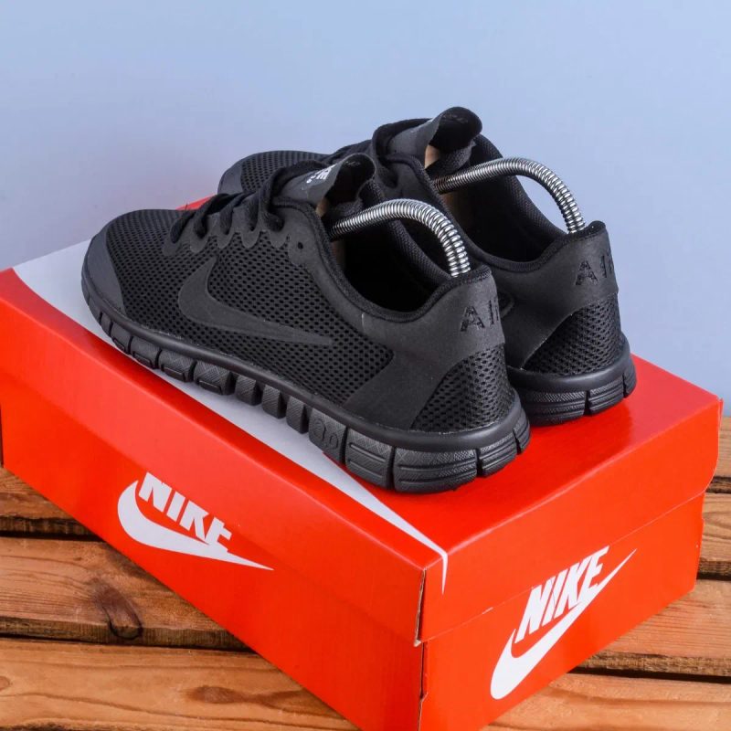 (1827) Акція! Легкі Кросівки Nike Free 3.0 чорні (37,38,39,45,46) найк найки — фото 5