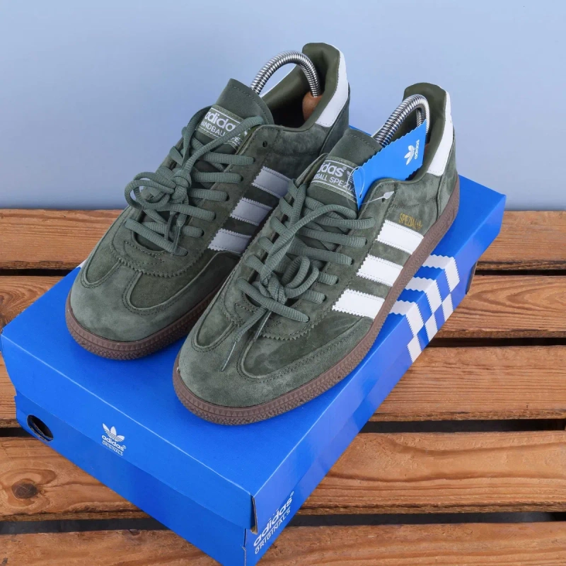 (1949) Кросівки кеди Adidas Handball Spezial хакі (41-45) адідас, В'єтнам — фото 2