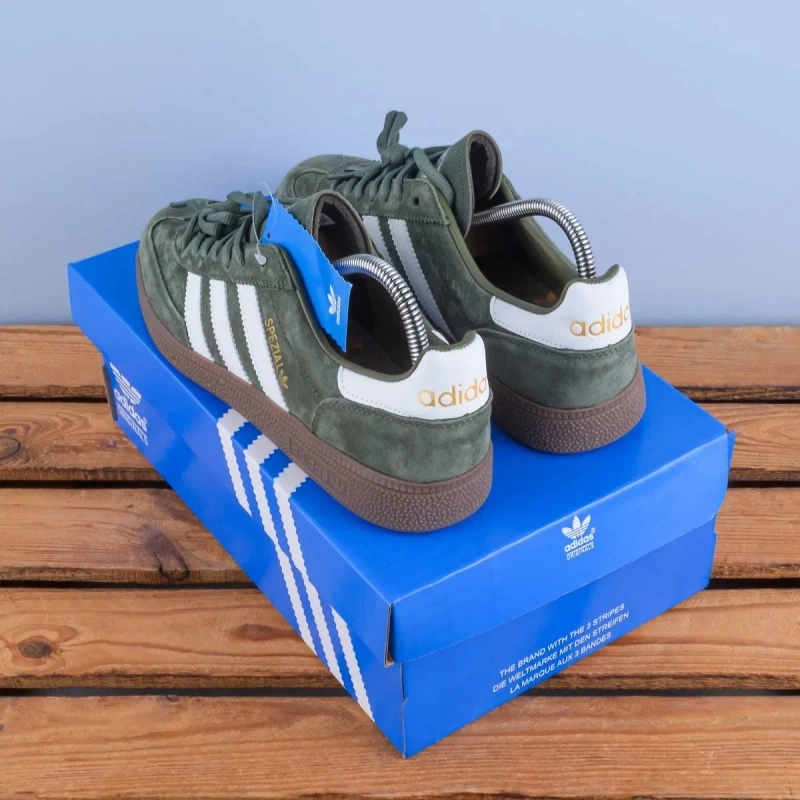 (1949) Кросівки кеди Adidas Handball Spezial хакі (41-45) адідас, В'єтнам — фото 3
