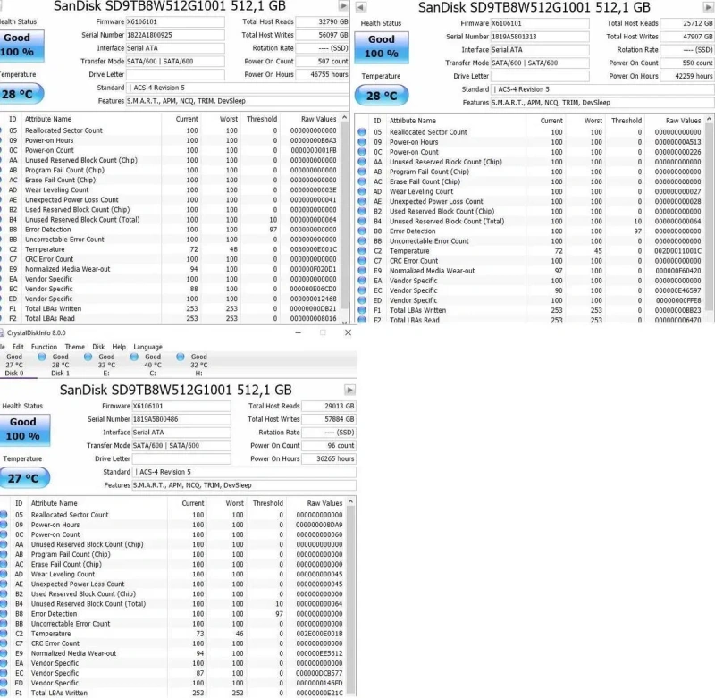 2.5 M.2 NVME SSD диск 250GB 500GB 1TB 2TB Samsung Crucial WD Hynix — фото 4