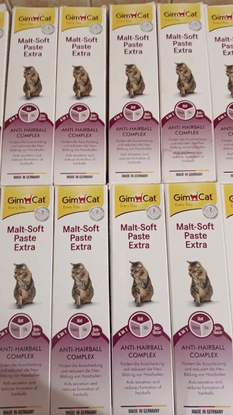 200гр Gimcat malt-soft extra паста вітаміна для виведення шерсті з шлу