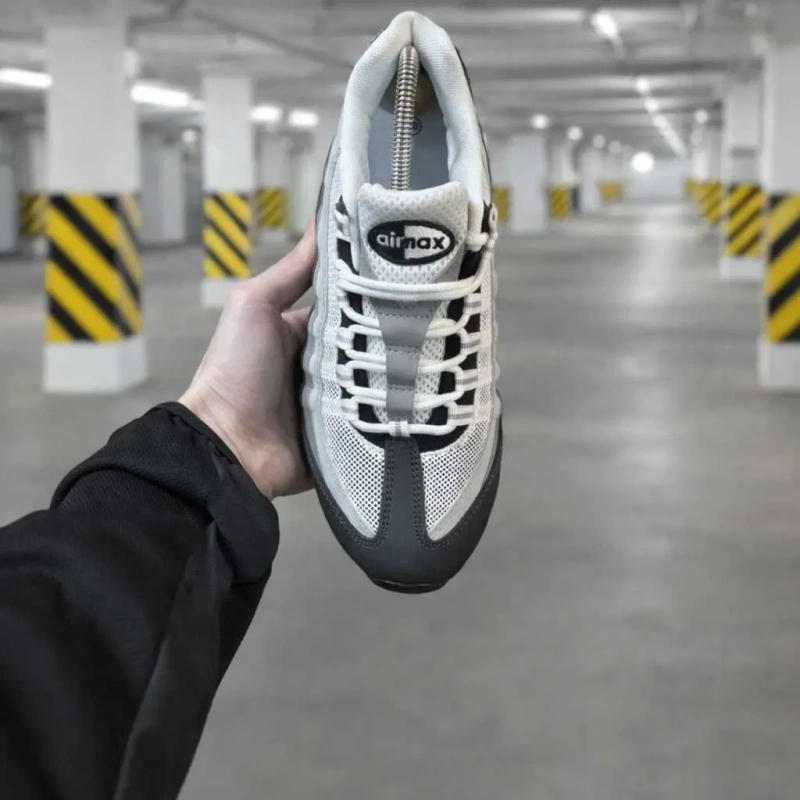 (2242) Кросівки Nike Air Max 95 чорні з сірим (37-41) найк найки — фото 2