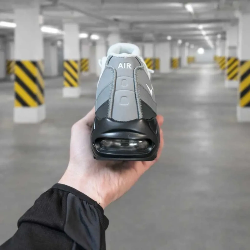 (2242) Кросівки Nike Air Max 95 чорні з сірим (37-41) найк найки — фото 5