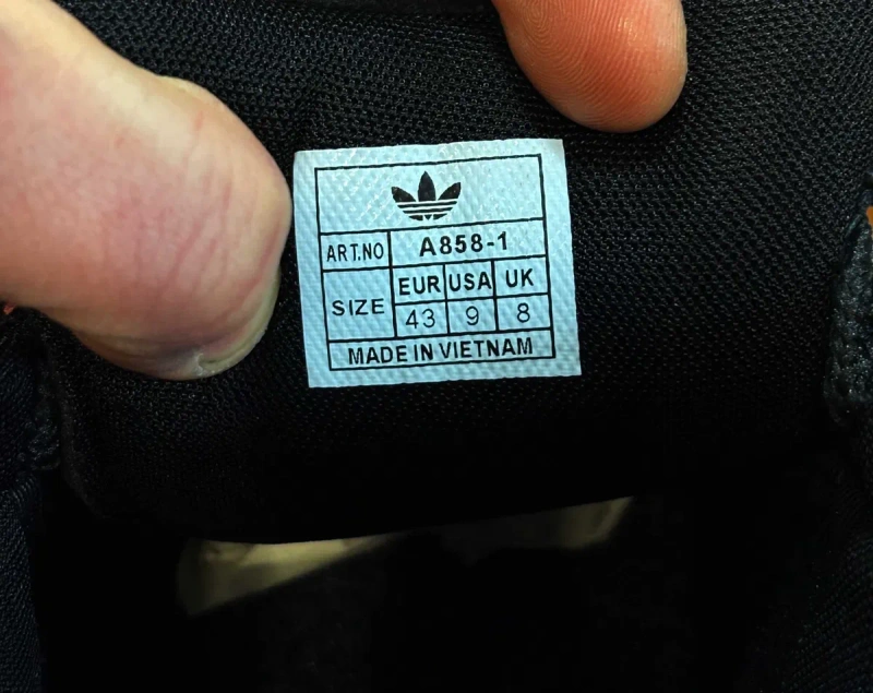 (2245) Кросівки кеди Adidas Campus чорні з білою підошвою (37-46) адідас адідаси — фото 6