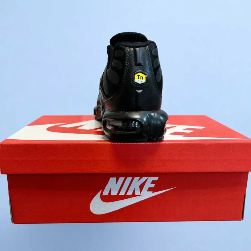 (2269) Акція! Кросівки Nike Air Max TN Plus чорні шкіряні (37-45) найк найки — фото 2