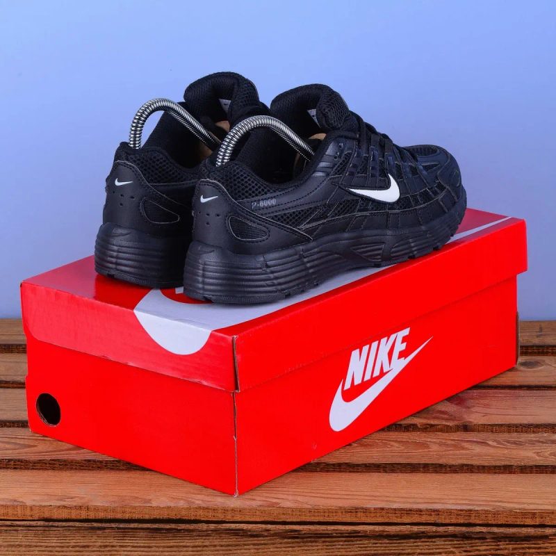(2307) Акція! Кросівки Nike P-6000 чорні з білим логотипом (36,37,38,39) найк найки — фото 2