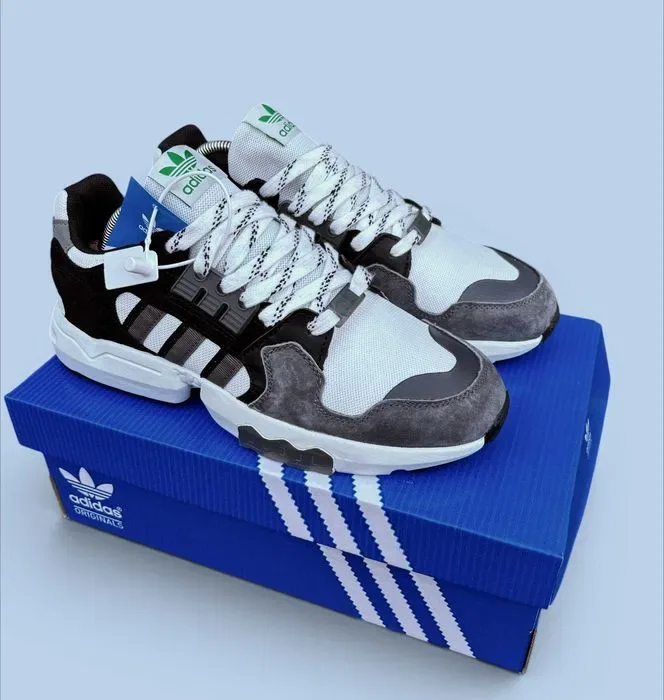 (2309) Акція! Кросівки Adidas ZX Torsion сірі з білим (41-45) адідас — фото 2
