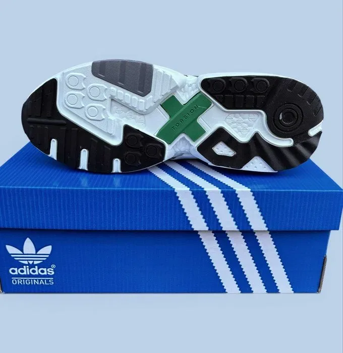 (2309) Акція! Кросівки Adidas ZX Torsion сірі з білим (41-45) адідас — фото 7
