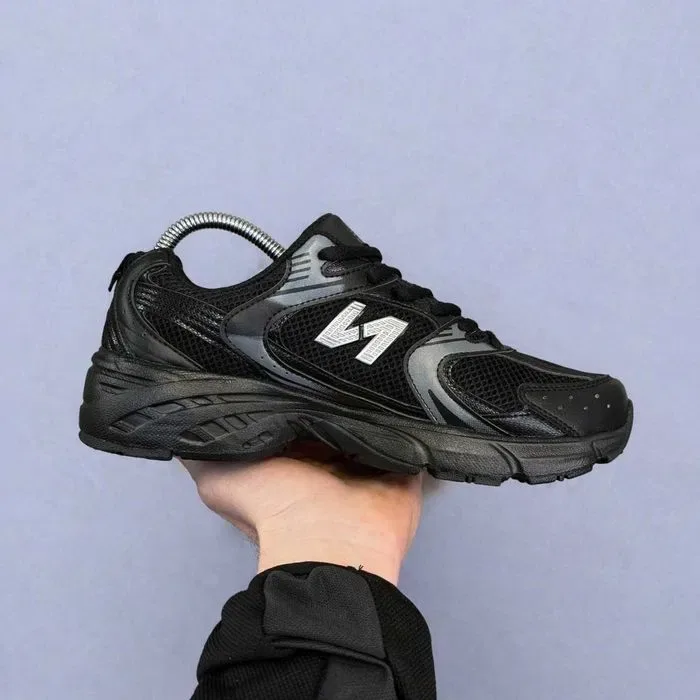 (2323) Акція! Кросівки у стилі New Balance 530 чорні (36-41) нб nb — фото 3