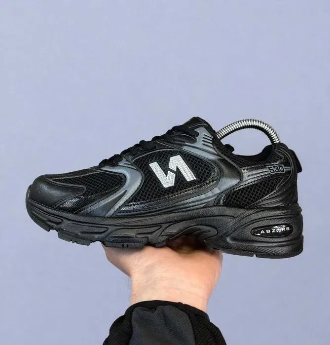 (2323) Акція! Кросівки у стилі New Balance 530 чорні (36-41) нб nb — фото 5