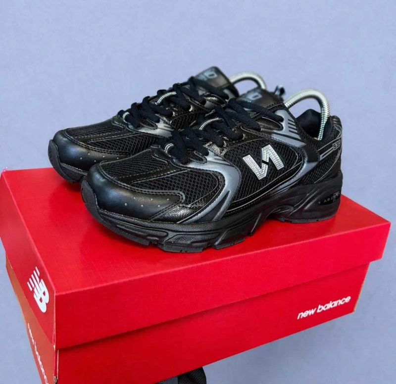(2323) Акція! Кросівки у стилі New Balance 530 чорні (36-41) нб nb — фото 6