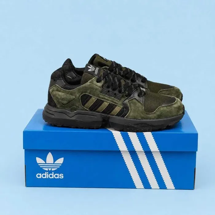 (2328) Акція! Кросівки Adidas ZX Torsion хакі з чорним (41-45) адідас — фото 2