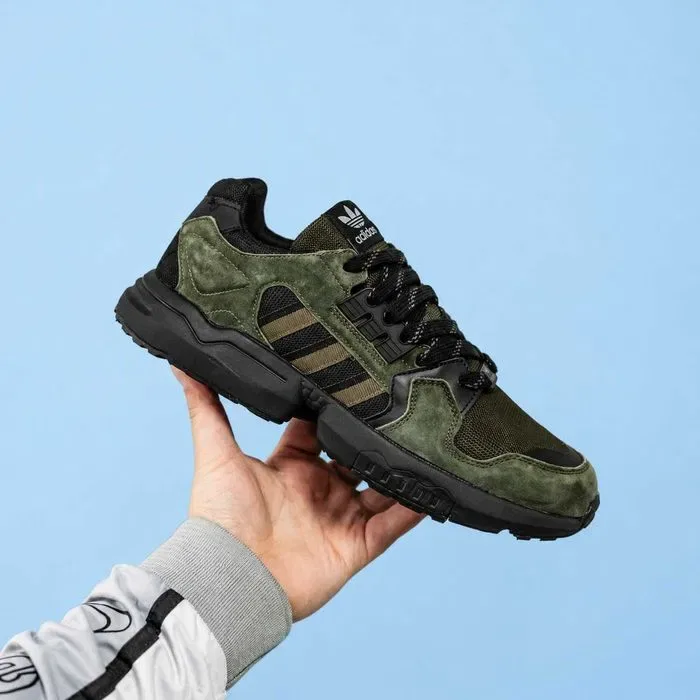 (2328) Акція! Кросівки Adidas ZX Torsion хакі з чорним (41-45) адідас — фото 4