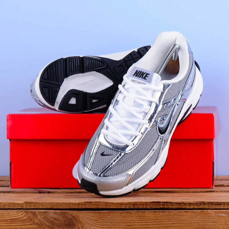(2367) Акція! Кросівки Nike Initiator сірий з білим (41-45) найк найки В'єтнам — фото 3