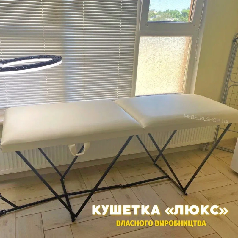 2в1 кушетка і тілєжка для нарощування вій депіляції масажу тату — фото 3
