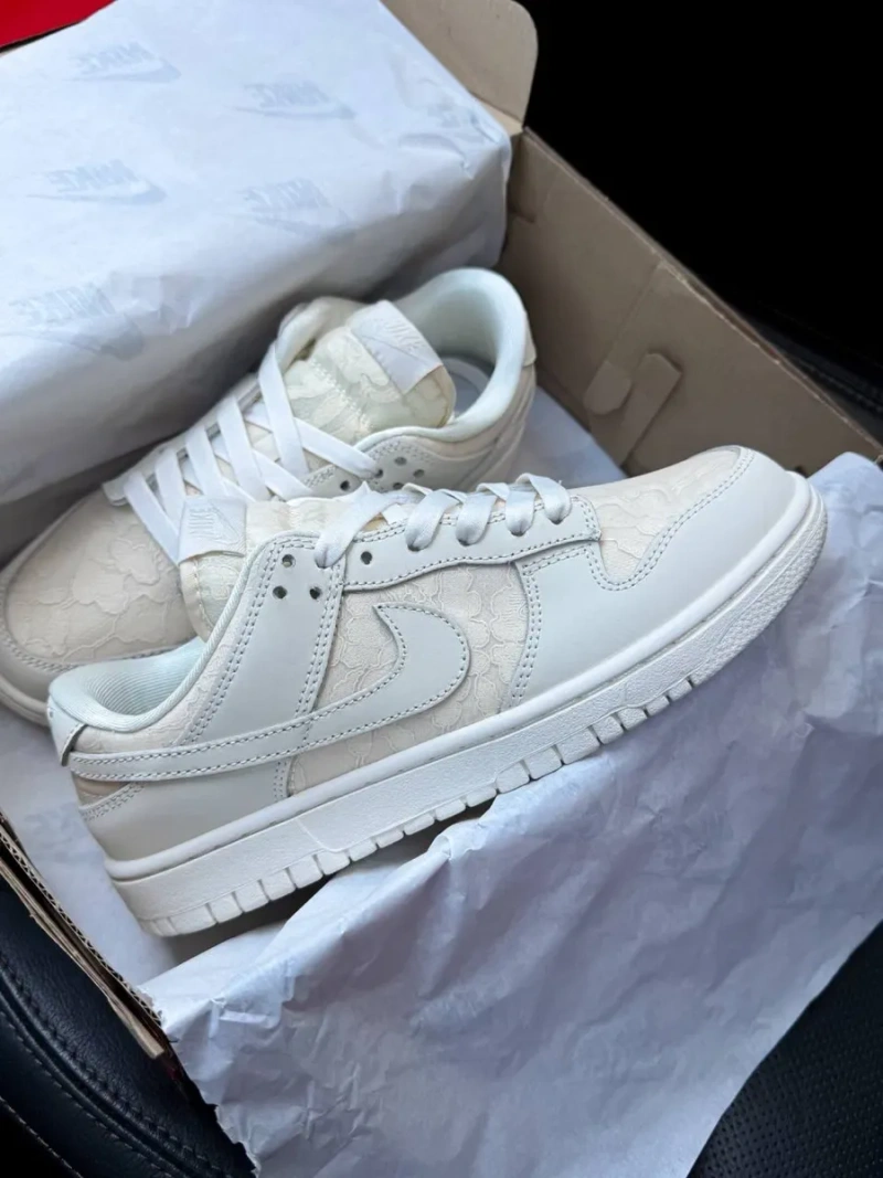 36-41 р кросівки Nike Dunk Low WMNS ‘Lace pack - REGAL BEIGE’ — фото 6