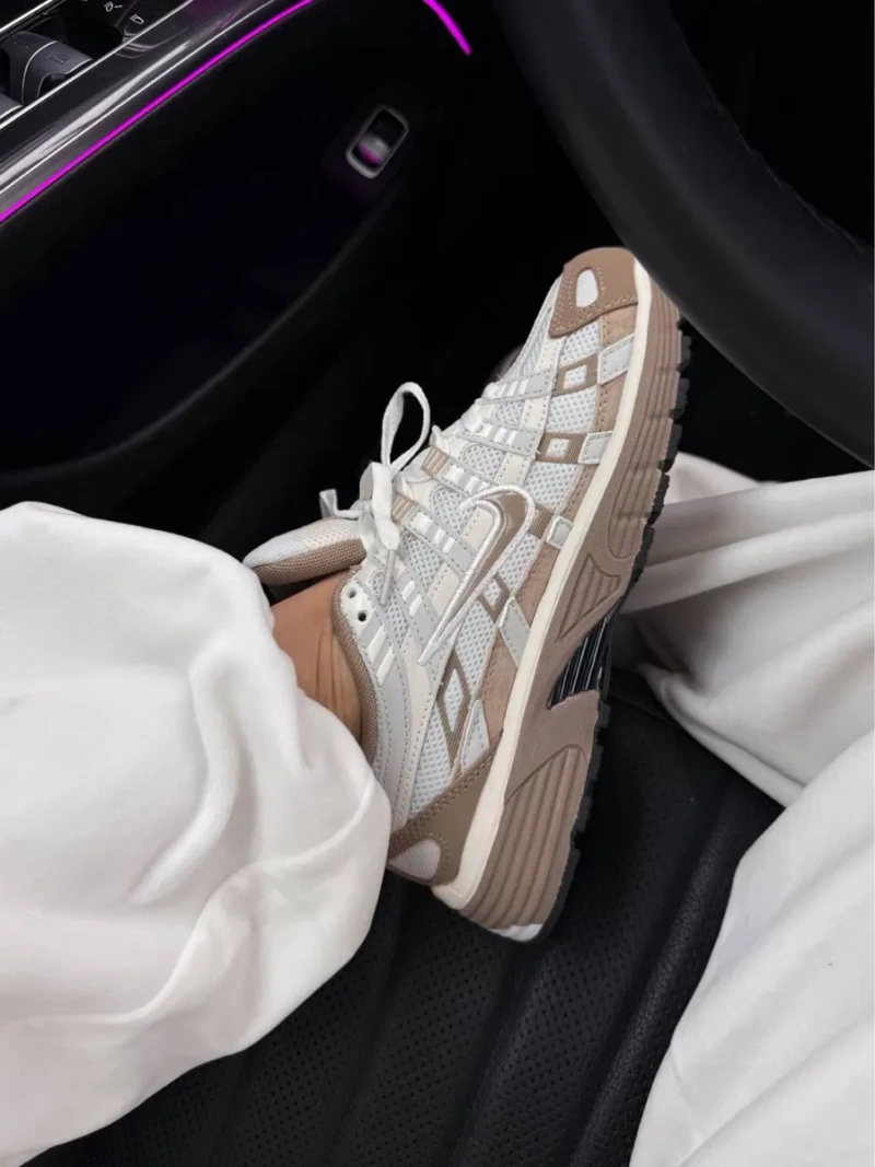 36-45 р кросівки Nike P-6000 Hangul Day beige brown — фото 2