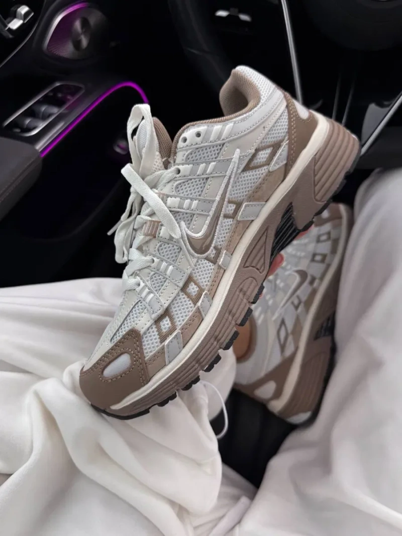 36-45 р кросівки Nike P-6000 Hangul Day beige brown — фото 4