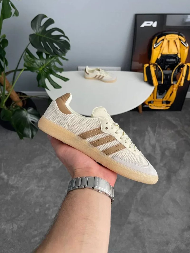 Adidas Samba OG Crystal Sand JI3185 | Жіночі текстильні кеди — фото 2