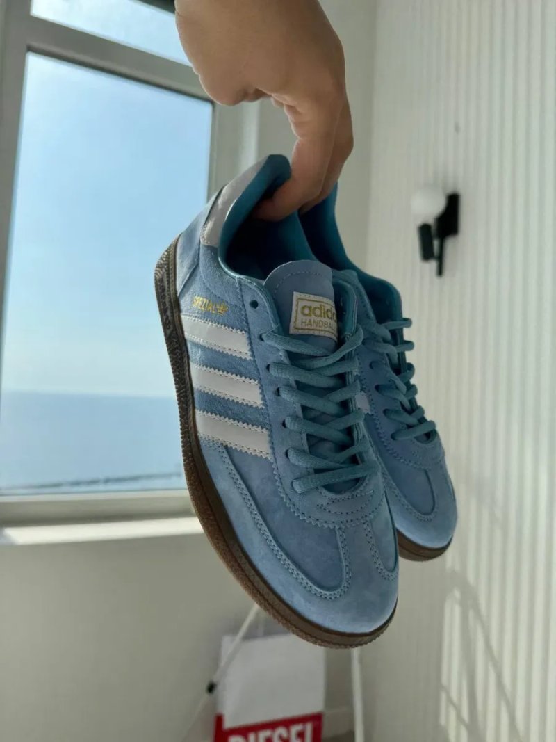 Adidas Spezial Hanball Light Blue кросівки адідас спеіал адідас спешл блакитні — фото 6