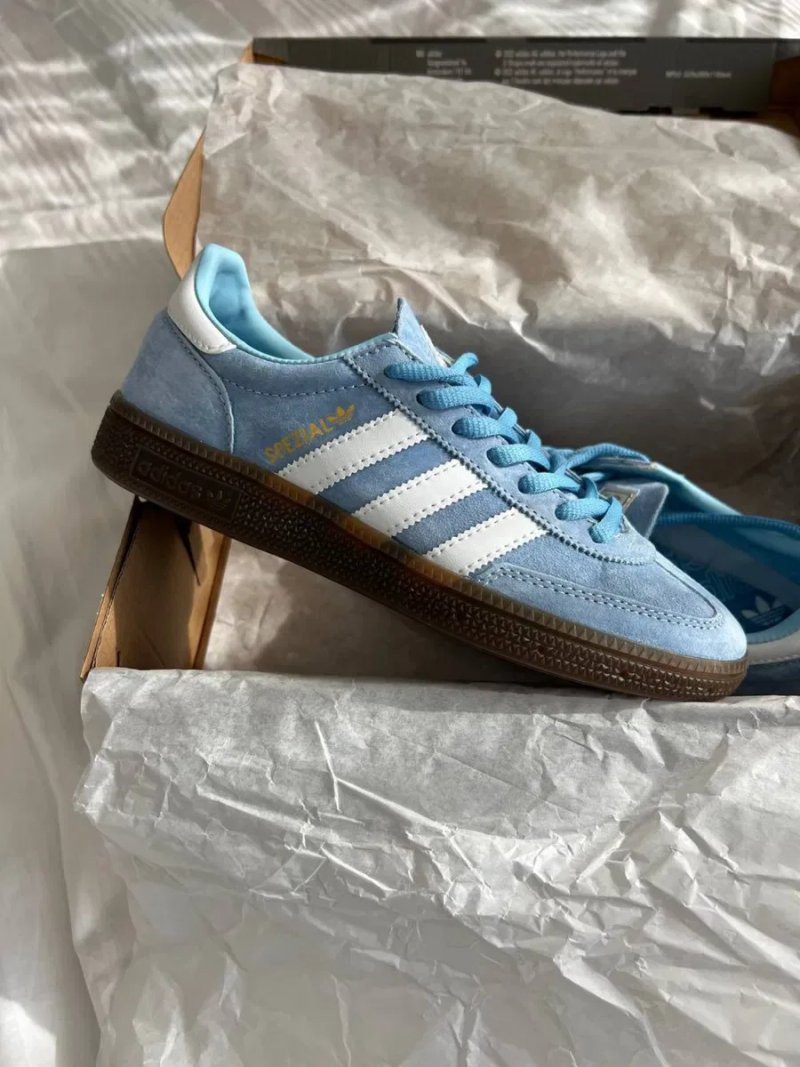 Adidas Spezial Hanball Light Blue кросівки адідас спеіал адідас спешл блакитні — фото 7