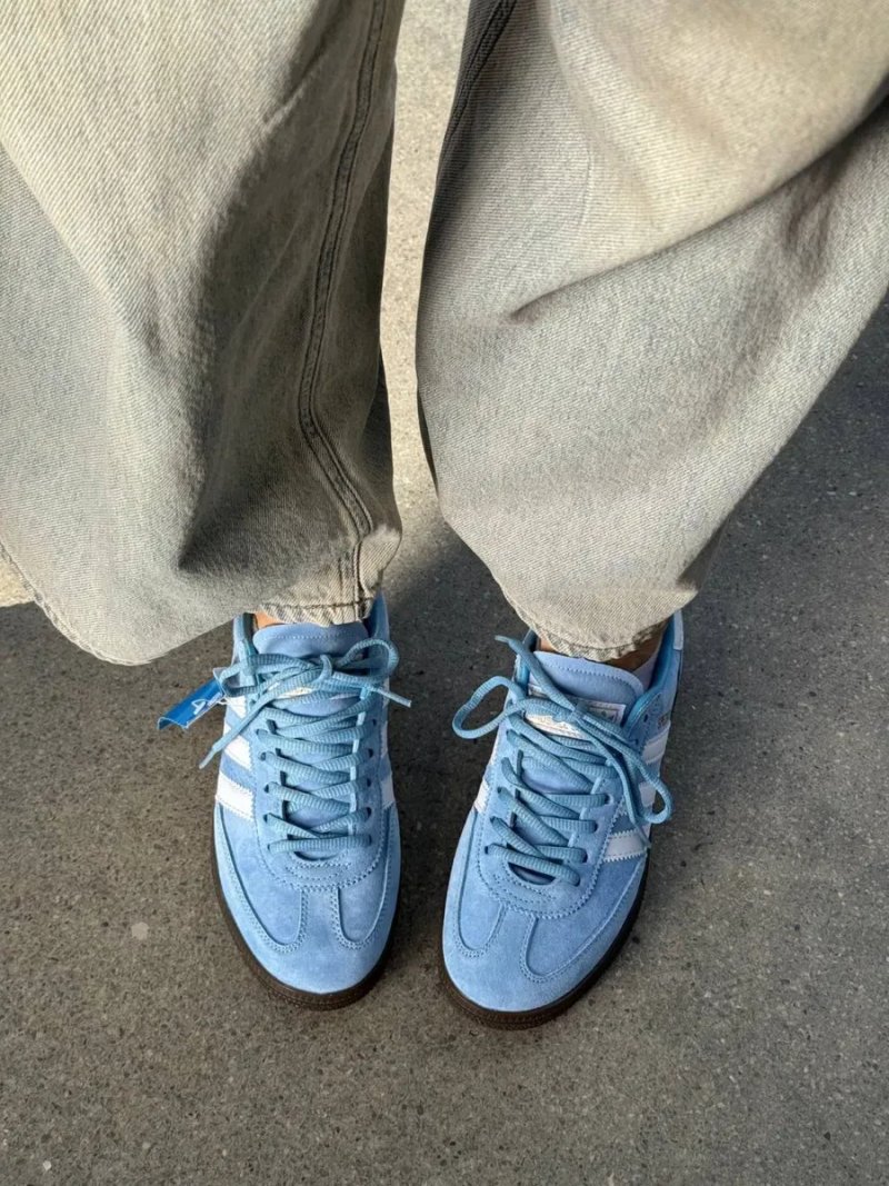 Adidas Spezial Hanball Light Blue кросівки адідас спеіал адідас спешл блакитні — фото 8