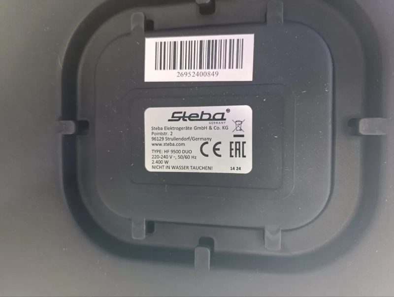 Аерофритюрниця-мультипіч дві зони Steba HF 9500 DUO — фото 5