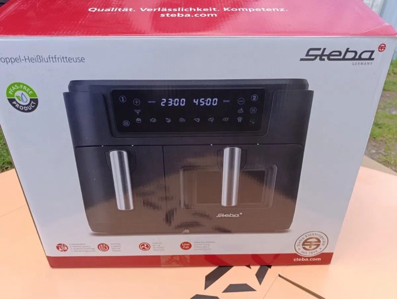 Аерофритюрниця-мультипіч дві зони Steba HF 9500 DUO — фото 7