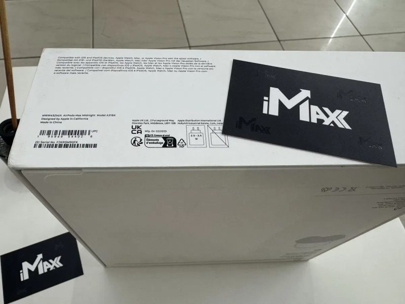Airpods Max 2 Midnight USB-C ОРИГИНАЛ НОВІ MVV43 запаковані 429€ — фото 5