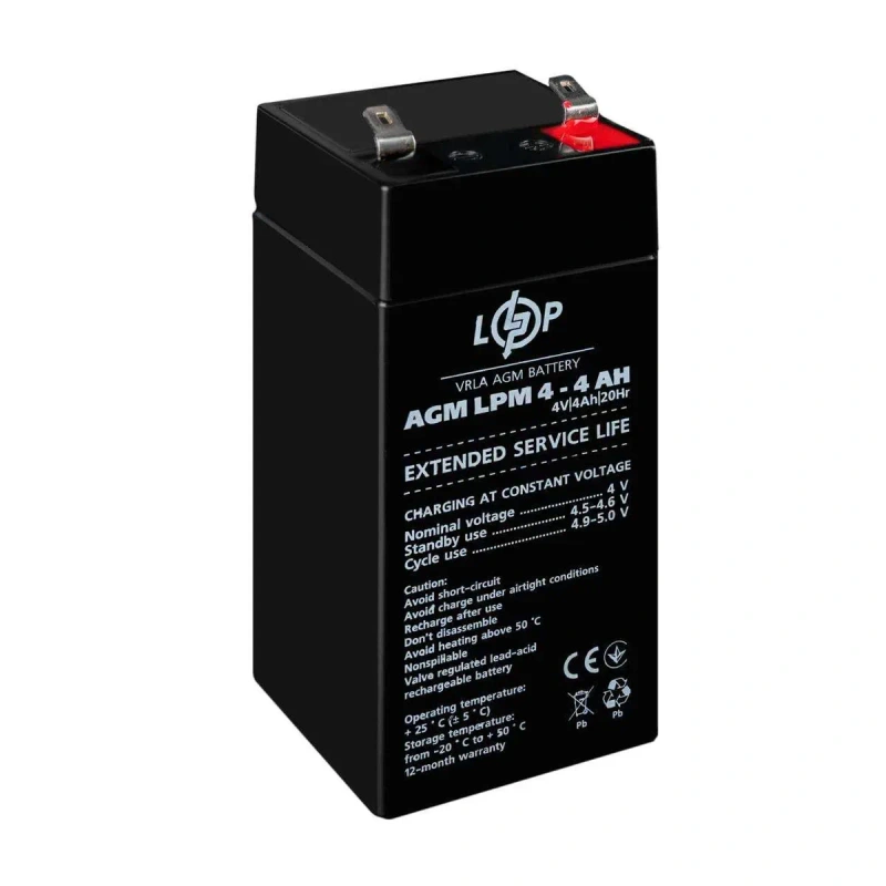 Аккумулятор 4\6v LogicPower — фото 2