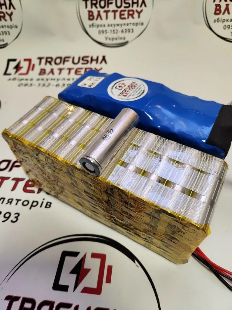 Аккумулятор для электровелосипеда Trofusha 36V 25Ah Samsung 50G в термоусадке (80-90 км хода), усиленная батарея 36В 25Аг — фото 4
