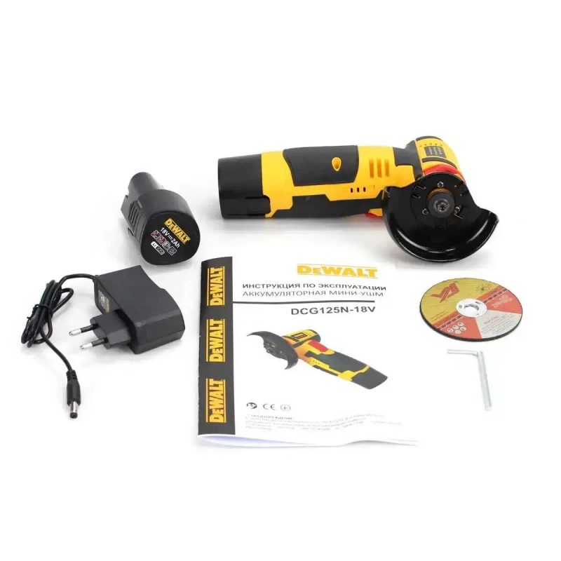 Аккумуляторная болгарка DeWalt DCG125N-12V.Арт. 9349 — фото 3