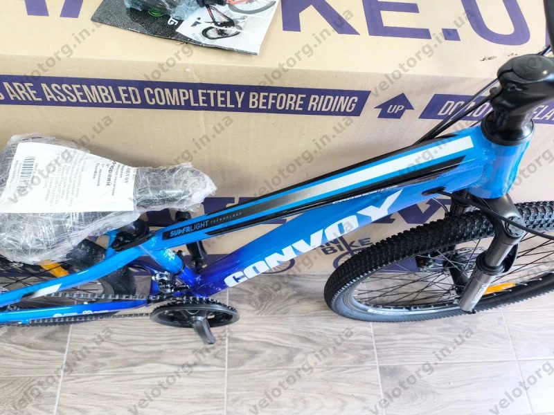 Акція! Новий Алюмінієвий Підлітковий Велосипед Crossbike Convoy 24"-26" рама 11-12,5 трансмісія SHIMANO, 21 швидкість, дискові гальма, легкий надійний — фото 5