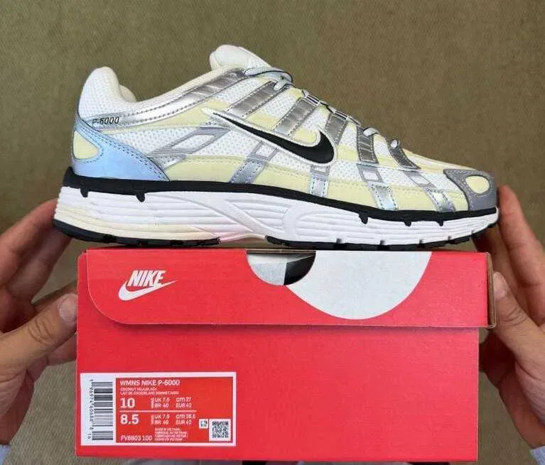 ‼️Акція / Останні Розміри‼️Кроссовки Мужские Nike P6000 White/Yellow /Кросівки Чоловічі Найк Р 6000 Coconut Milk — фото 2