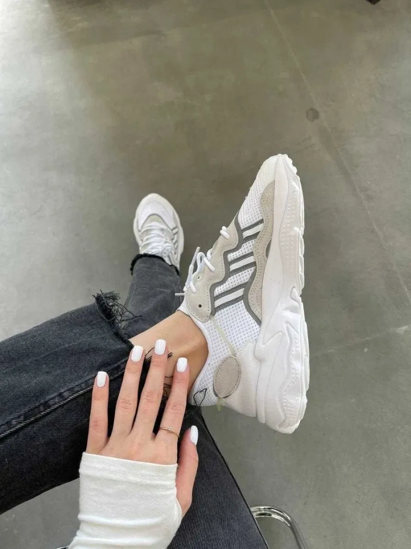 ‼️Акція / Останні Розміри‼️Кроссовки Женские Adidas Ozweego White/Жіночі Кросівки Адідас Озвіго/Кроссовки адидас Озвиго — фото 3