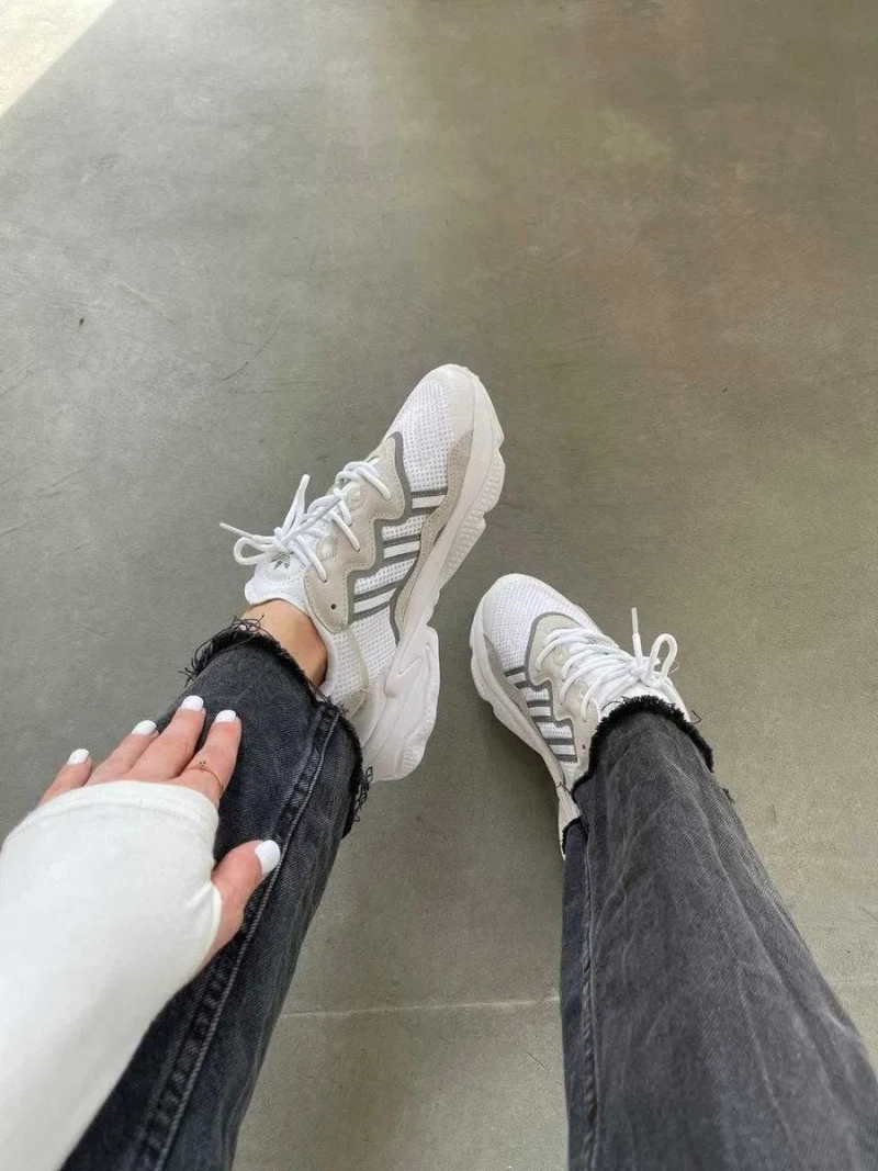‼️Акція / Останні Розміри‼️Кроссовки Женские Adidas Ozweego White/Жіночі Кросівки Адідас Озвіго/Кроссовки адидас Озвиго — фото 4