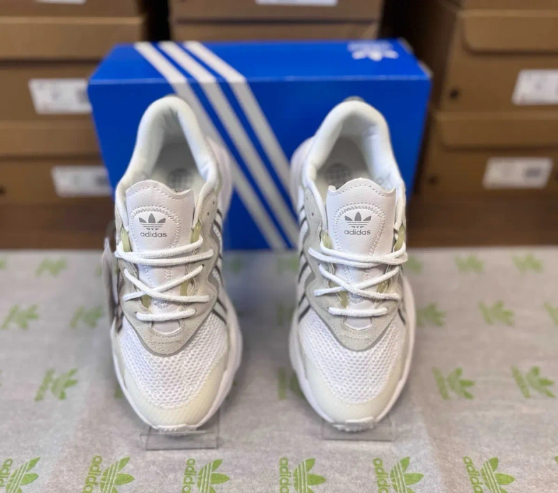 ‼️Акція / Останній 43/44/45 Розмір‼️Кроссовки Мужские Adidas Ozweego White/Чоловічі Кросівки Адідас Озвіго/Кроссовки адидас Озвиго — фото 3