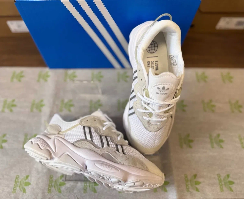 ‼️Акція / Останній 43/44/45 Розмір‼️Кроссовки Мужские Adidas Ozweego White/Чоловічі Кросівки Адідас Озвіго/Кроссовки адидас Озвиго — фото 4