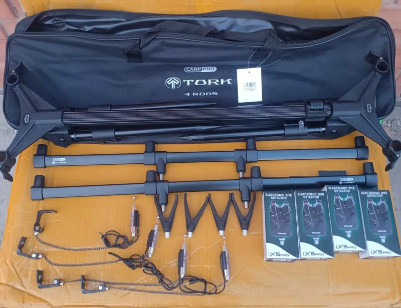 Акція.Род под Carp Pro +  4 сигналізатори + 4 свінгера  + рогачі і чехол — фото 2