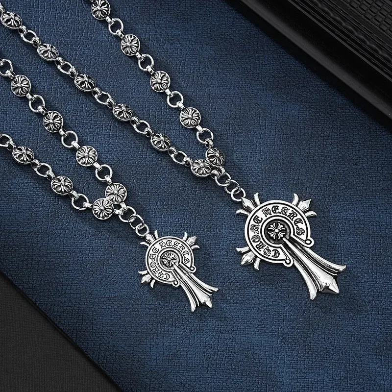 ‼️Акція‼️ Срібна підвіска Chrome Hearts | Кулон на шию Хром Хартс — фото 2