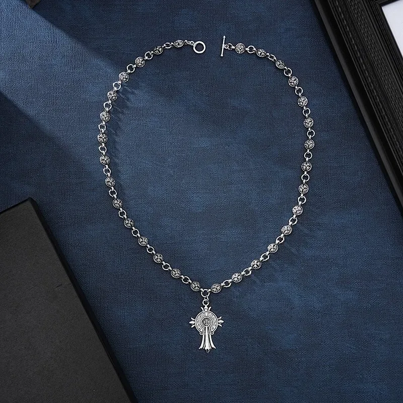 ‼️Акція‼️ Срібна підвіска Chrome Hearts | Кулон на шию Хром Хартс — фото 4