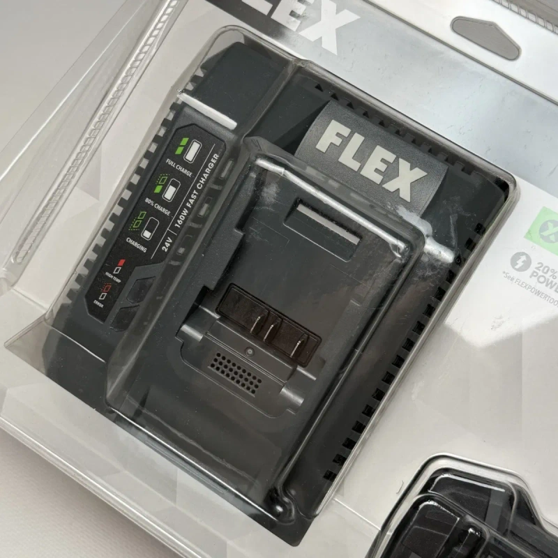 Акумулятор та Зарядний пристрій Flex 5Ah 24V FX0121 FX0411-1C Зарядка з США — фото 3