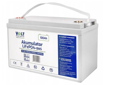 Акумулятор VOLT POLSKA LiFePO4 12V 100Ah BMS