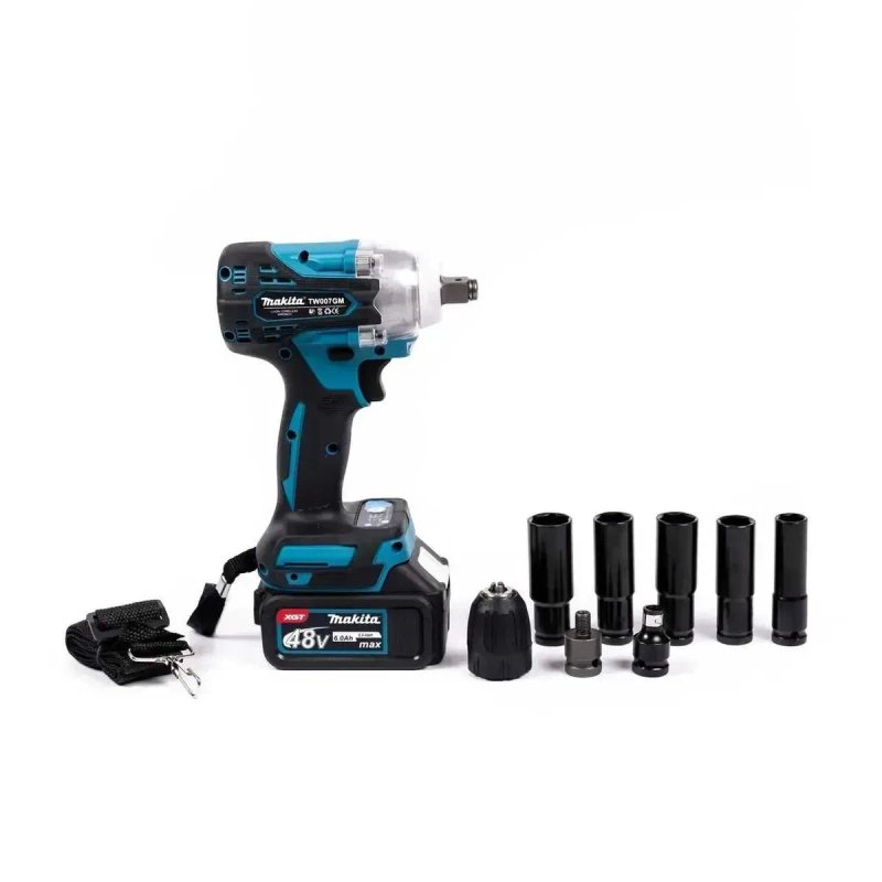 Акумуляторний набір 6в1 Makita 48V Шуруповерт, Гайковерт Секатор Перфоратор Міні-пила Болгарка — фото 8